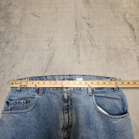 Vintage Levi's Jeans Mens 38x32 Blue Loose Fit 100% Cotton Five Pocket Denim - Picture 9 of 11